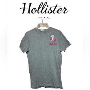 👕 Hollister heather color T shirt XL vintage Waxer